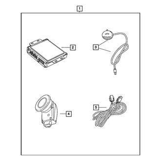Mopar® - Rear Parking Aid System Wiring Harness