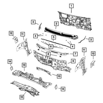 Chrysler OE - Rear Liftgate Glass