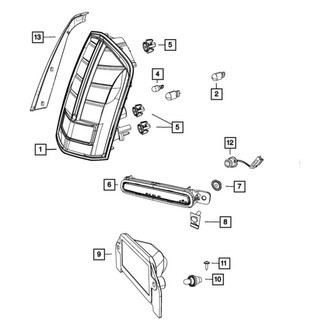 Mopar® - Tail Lamp Molding