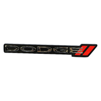 Mopar® - "Dodge with Stripes" Nameplate Grille Emblem