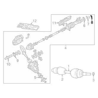 Mopar® - Axle Shaft Snap Ring