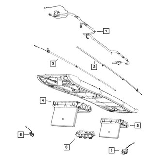 Dodge OE - Front Reading Light