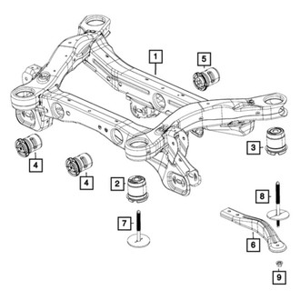 Chrysler OE - Rear Suspension Crossmember Insulator