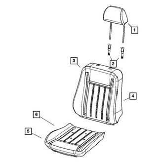 Mopar® - Seat Back Foam