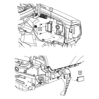 Chrysler OE - Blind Spot Detection System Warning Sensor