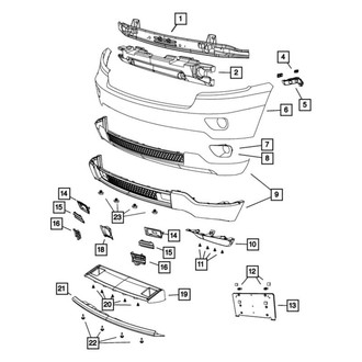 Jeep OE - Front Right Fog Light Trim