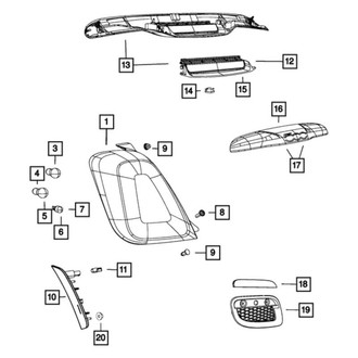 Mopar® - Replacement Tail Light Nut