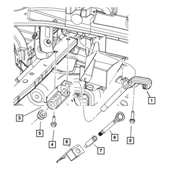 Mopar® - Tow Hook Bracket