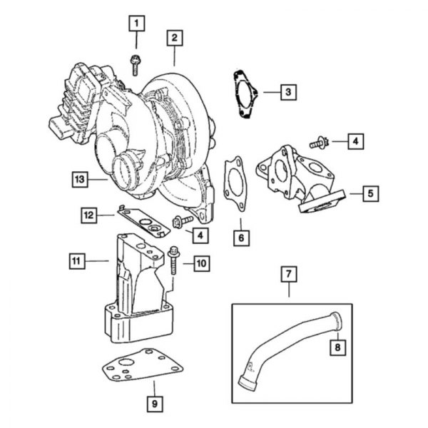 Turbocharger Outlet Tube