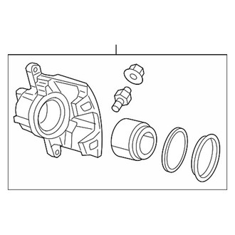 Dodge OE - Front Right Disc Brake Caliper