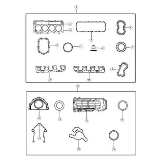 Mopar® - Engine Cover Gasket