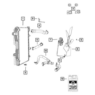Mopar® - Engine Coolant Radiator Hose