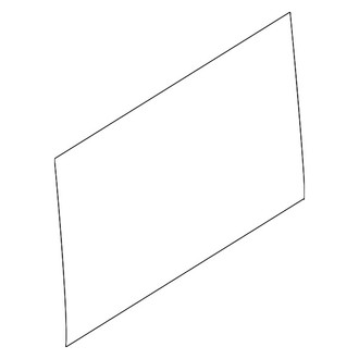 Ram OE - Rear Left Forward Quarter Glass