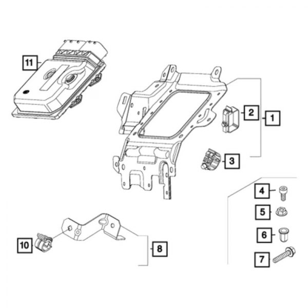 Mopar® - Wiring Clip