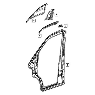 Dodge OE - Front Right Roof Panel