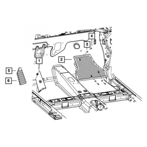 Mopar® - Foot Rest