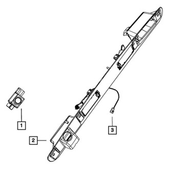Mopar® - License Plate Light Wiring Harness