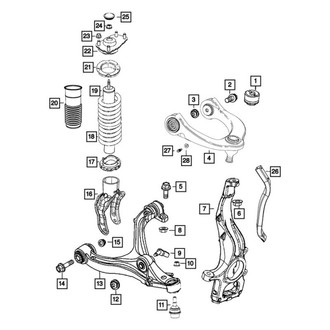Mopar® - Upper Ball Joint Stud