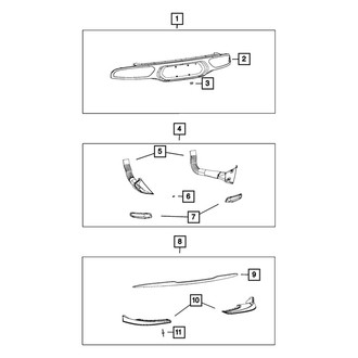 Dodge OE - Right Quarter Panel Air Vent Grille
