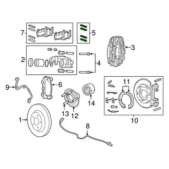 Mopar® - Rear Disc Brake Anti-Rattle Clip