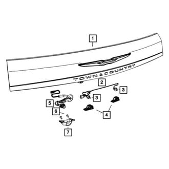 Dodge OE - Park Assist Camera Bracket