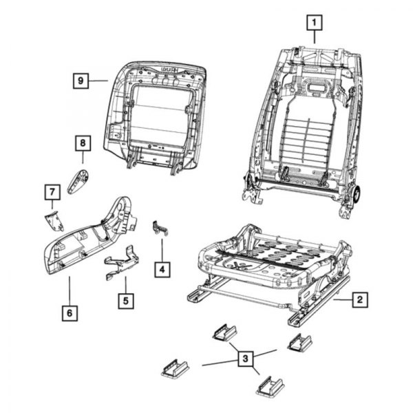 Mopar® - Manual Seat Adjuster