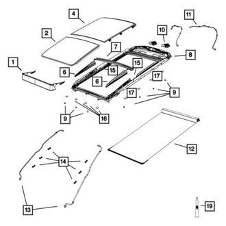 Jeep OE - Sunroof Opening Trim