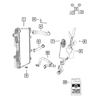 Radiator Coolant Hose Brackets Carid
