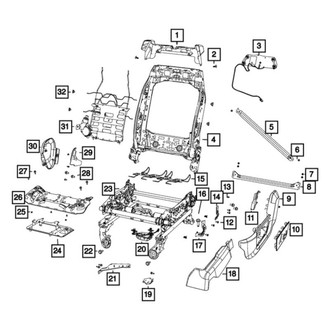Mopar® - Engine Wiring Harness Bracket