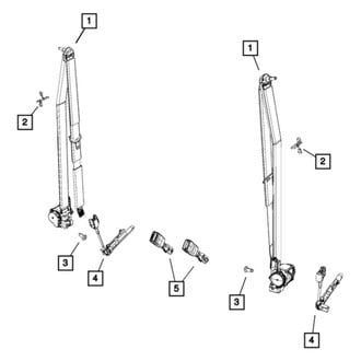 Fiat OE - Front Seat Belt Guide