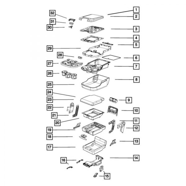 Mopar® - Front Seat Adjuster Shield