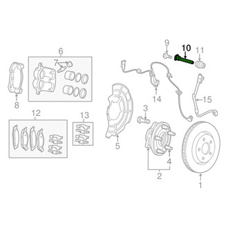 Mopar® - Disc Brake Caliper Guide Pin Kit