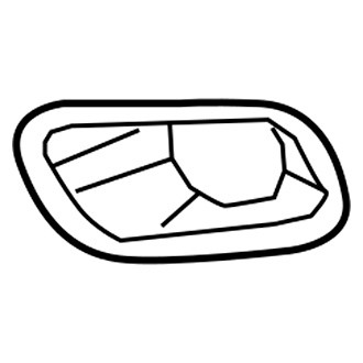 Mopar® - Front Passenger Side Fog Light Trim