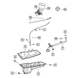 Mopar® - Engine Oil Filler Pipe Adapter