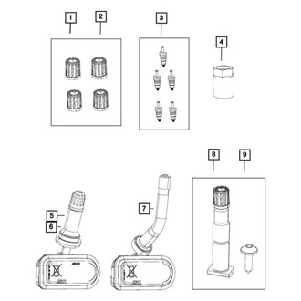 Mopar® - Tire Pressure Monitoring System Sensor Nut