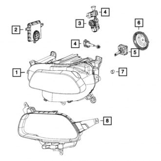 Jeep Cherokee OEM Headlights | Factory Headlights - CARiD.com