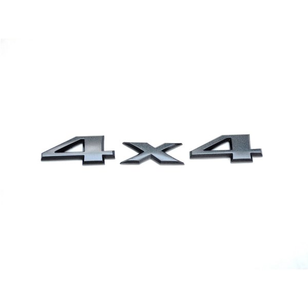 Mopar® - "4 x 4" Nameplate Black Hatch Emblem