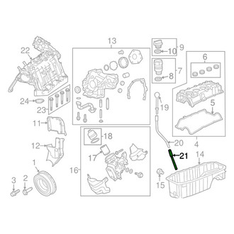 Fiat OE - Lower Engine Oil Dipstick Tube