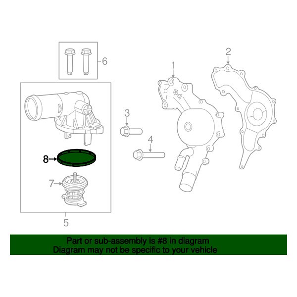 Mopar® - Engine Coolant Thermostat Seal 