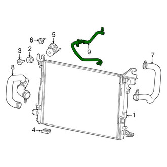 Mopar® - Engine Coolant Radiator Hose