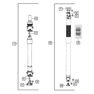 Mopar® - Rear Driveshaft