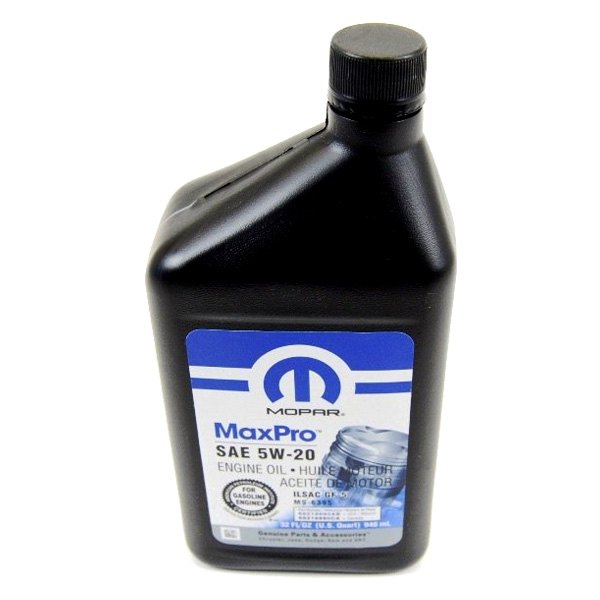 Mopar® - MaxPro™ SAE 5W-20 Synthetic Motor Oil, 1 Quart