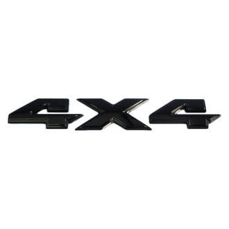 Mopar® - "4 x 4" Nameplate Black Tailgate Emblem