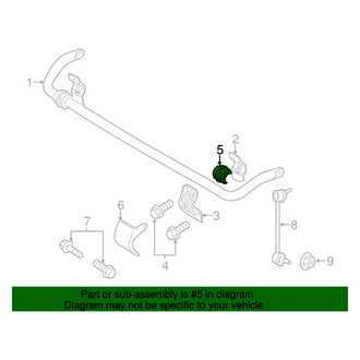 Mopar® - Front Sway Bar Bushing