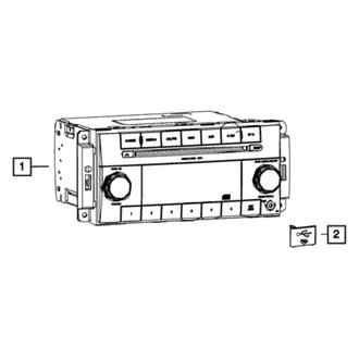 Dodge OE - Radio Control Unit