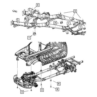 Mopar® - Body Hold Down Cushion