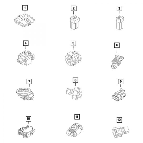 Mopar® 68231551AA Electrical Connector