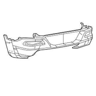 Mopar® - Rear Lower Bumper Cover