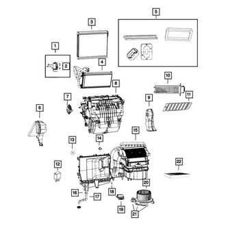 Mopar® - HVAC Unit Case Seal Kit