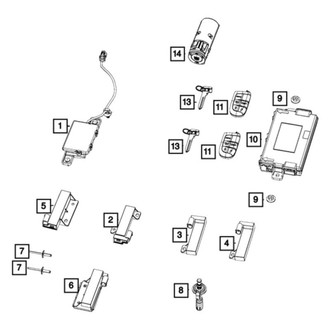 Dodge OE - Keyless Entry Transmitter